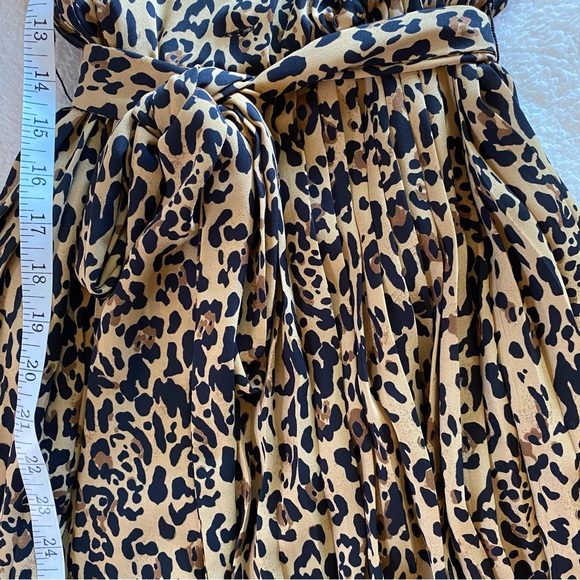 J Crew leopard pleated skirt dress perfect condition! - Picture 11 of 12